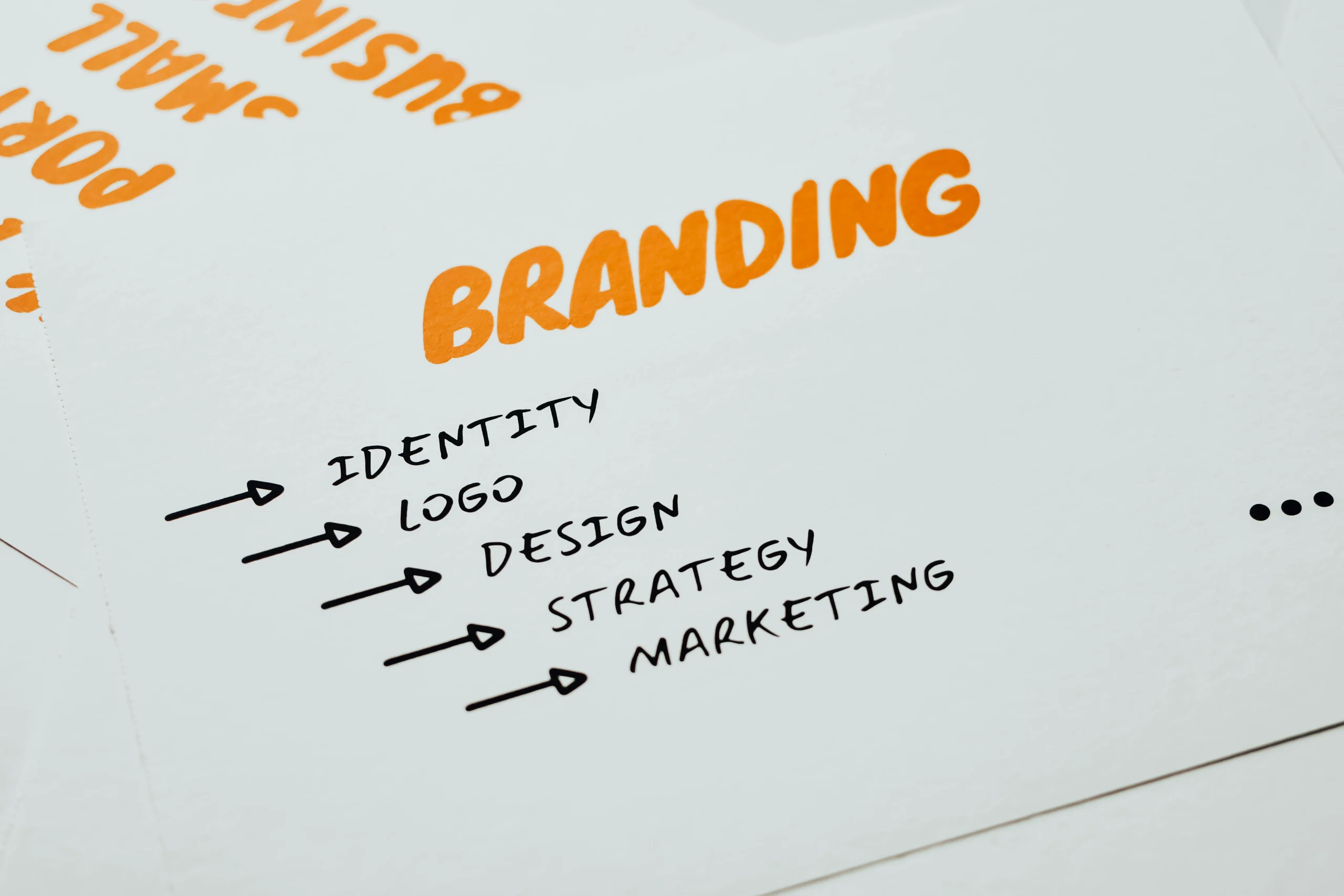 Color palette and font selection for brand-focused web design