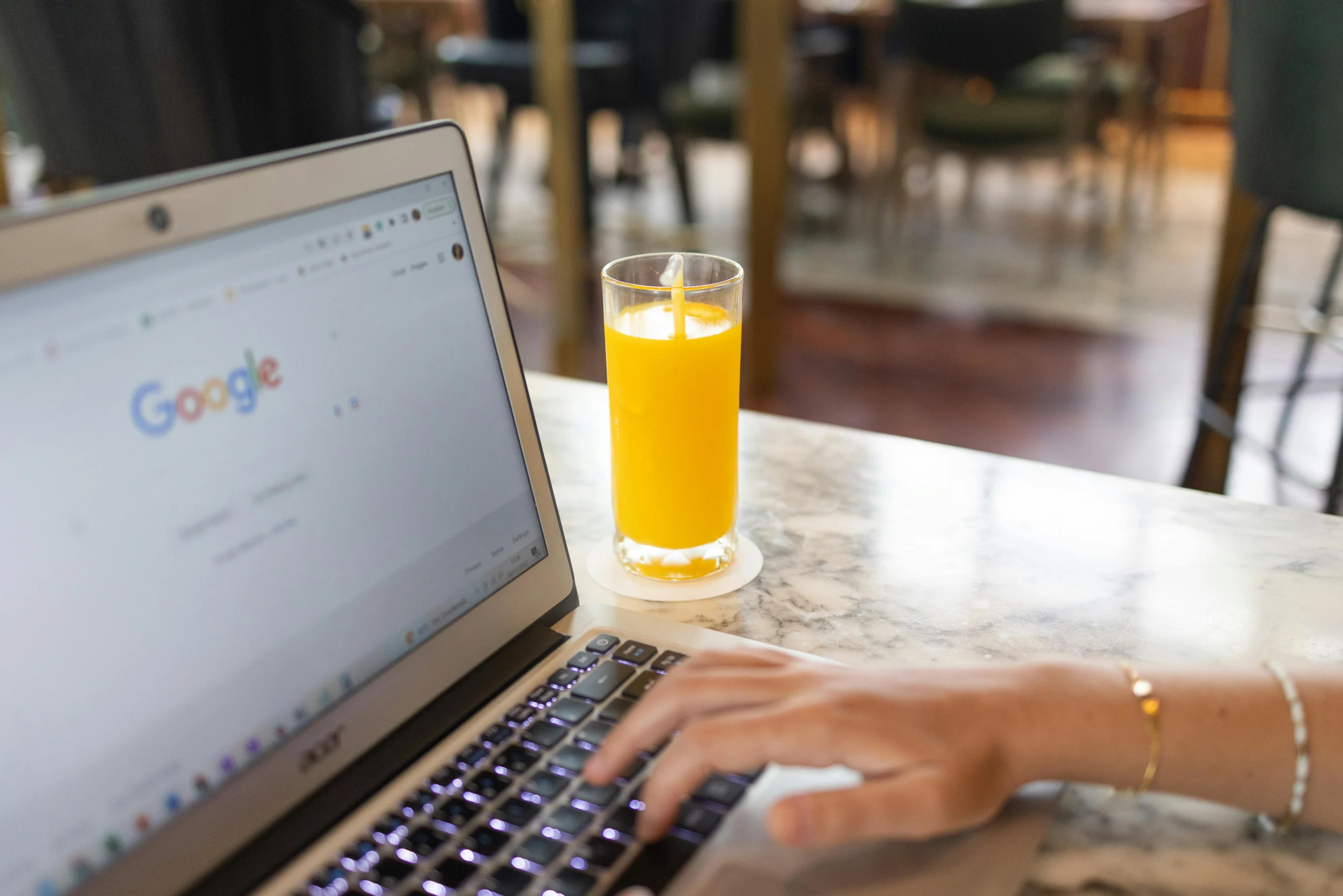 Small business website not showing in Google search results illustration